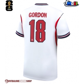 Anglie Anthony Gordon #18 Domácí Dres MS 2026 Krátkým Rukávem