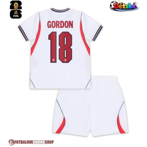 Anglie Anthony Gordon #18 Domácí dres komplet pro Děti MS 2026 Krátkým Rukávem (+ Krátké kalhoty)