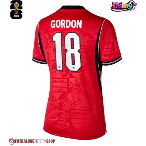 Anglie Anthony Gordon #18 Venkovní Dres pro Dámy MS 2026 Krátkým Rukávem