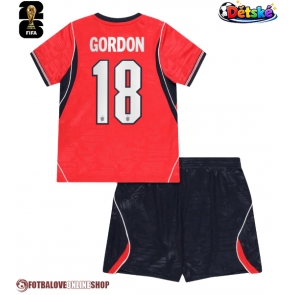 Anglie Anthony Gordon #18 Venkovní dres komplet pro Děti MS 2026 Krátkým Rukávem (+ Krátké kalhoty)