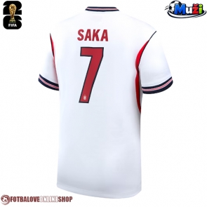 Anglie Bukayo Saka #7 Domácí Dres MS 2026 Krátkým Rukávem