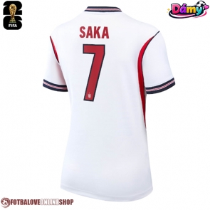 Anglie Bukayo Saka #7 Domácí Dres pro Dámy MS 2026 Krátkým Rukávem