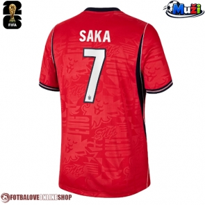 Anglie Bukayo Saka #7 Venkovní Dres MS 2026 Krátkým Rukávem