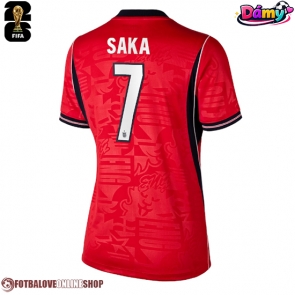 Anglie Bukayo Saka #7 Venkovní Dres pro Dámy MS 2026 Krátkým Rukávem