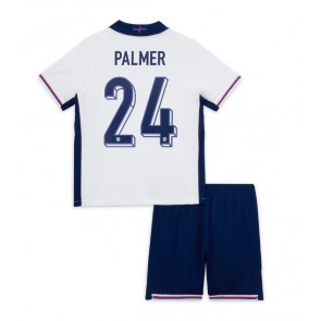 Anglie Cole Palmer #24 Domácí dres komplet pro Děti ME 2024 Krátkým Rukávem (+ Krátké kalhoty)