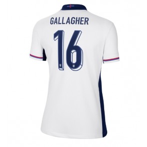 Anglie Conor Gallagher #16 Domácí Dres pro Dámy ME 2024 Krátkým Rukávem