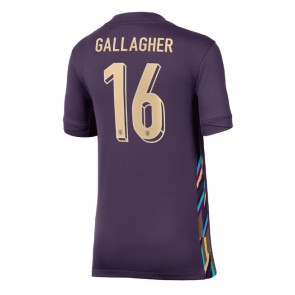 Anglie Conor Gallagher #16 Venkovní Dres pro Dámy ME 2024 Krátkým Rukávem