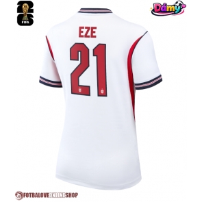 Anglie Eberechi Eze #21 Domácí Dres pro Dámy MS 2026 Krátkým Rukávem