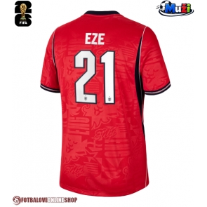Anglie Eberechi Eze #21 Venkovní Dres MS 2026 Krátkým Rukávem