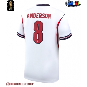 Anglie Elliot Anderson #8 Domácí Dres MS 2026 Krátkým Rukávem