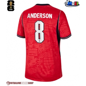Anglie Elliot Anderson #8 Venkovní Dres MS 2026 Krátkým Rukávem