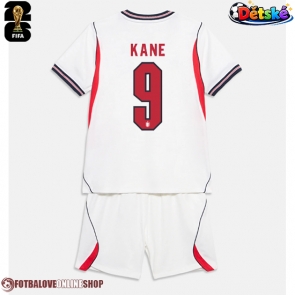 Anglie Harry Kane #9 Domácí dres komplet pro Děti MS 2026 Krátkým Rukávem (+ Krátké kalhoty)