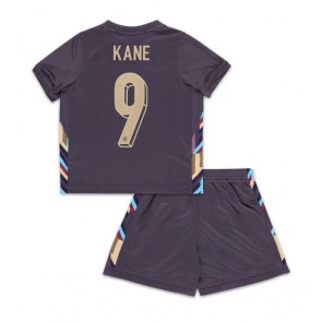 Anglie Harry Kane #9 Venkovní dres komplet pro Děti ME 2024 Krátkým Rukávem (+ Krátké kalhoty)