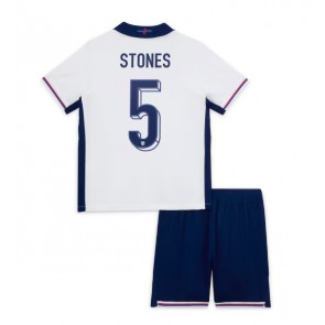 Anglie John Stones #5 Domácí dres komplet pro Děti ME 2024 Krátkým Rukávem (+ Krátké kalhoty)