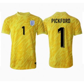 Anglie Jordan Pickford #1 Brankář Venkovní Dres ME 2024 Krátkým Rukávem