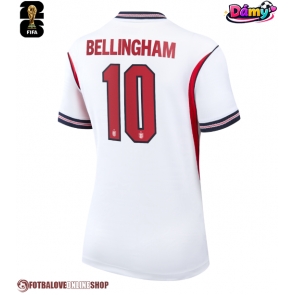 Anglie Jude Bellingham #10 Domácí Dres pro Dámy MS 2026 Krátkým Rukávem