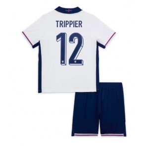 Anglie Kieran Trippier #12 Domácí dres komplet pro Děti ME 2024 Krátkým Rukávem (+ Krátké kalhoty)