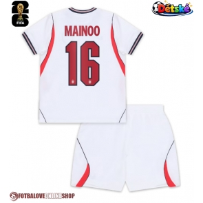 Anglie Kobbie Mainoo #16 Domácí dres komplet pro Děti MS 2026 Krátkým Rukávem (+ Krátké kalhoty)