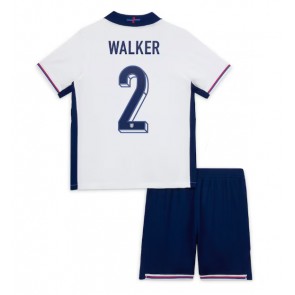 Anglie Kyle Walker #2 Domácí dres komplet pro Děti ME 2024 Krátkým Rukávem (+ Krátké kalhoty)