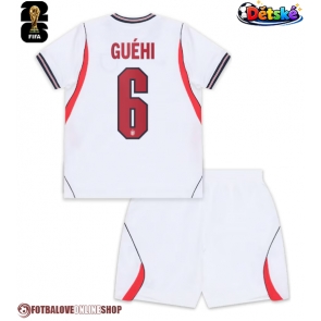 Anglie Marc Guehi #6 Domácí dres komplet pro Děti MS 2026 Krátkým Rukávem (+ Krátké kalhoty)