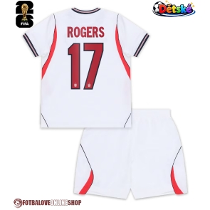 Anglie Morgan Rogers #17 Domácí dres komplet pro Děti MS 2026 Krátkým Rukávem (+ Krátké kalhoty)