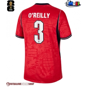 Anglie Nico O'Reilly #3 Venkovní Dres MS 2026 Krátkým Rukávem