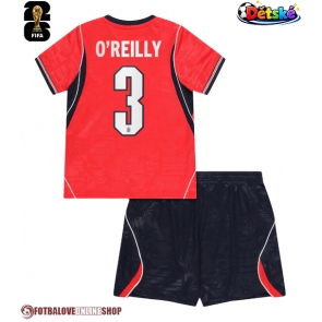 Anglie Nico O'Reilly #3 Venkovní dres komplet pro Děti MS 2026 Krátkým Rukávem (+ Krátké kalhoty)