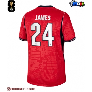 Anglie Reece James #24 Venkovní Dres MS 2026 Krátkým Rukávem