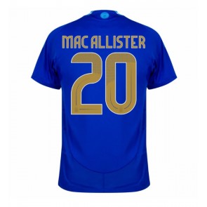 Argentina Alexis Mac Allister #20 Venkovní Dres Copa America 2024 Krátkým Rukávem
