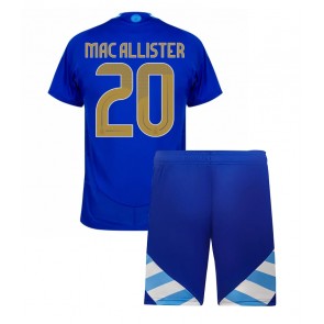 Argentina Alexis Mac Allister #20 Venkovní dres komplet pro Děti Copa America 2024 Krátkým Rukávem (+ Krátké kalhoty)