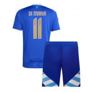 Argentina Angel Di Maria #11 Venkovní dres komplet pro Děti Copa America 2024 Krátkým Rukávem (+ Krátké kalhoty)