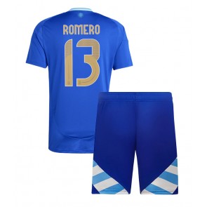 Argentina Cristian Romero #13 Venkovní dres komplet pro Děti Copa America 2024 Krátkým Rukávem (+ Krátké kalhoty)