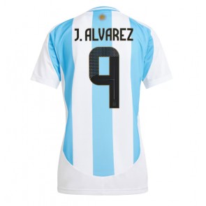 Argentina Julian Alvarez #9 Domácí Dres pro Dámy Copa America 2024 Krátkým Rukávem