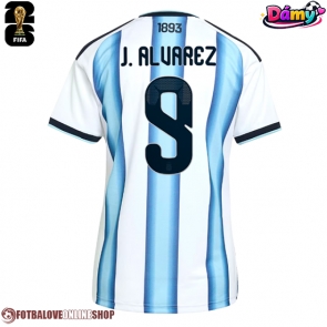 Argentina Julian Alvarez #9 Domácí Dres pro Dámy MS 2026 Krátkým Rukávem