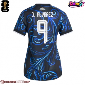 Argentina Julian Alvarez #9 Venkovní Dres pro Dámy MS 2026 Krátkým Rukávem
