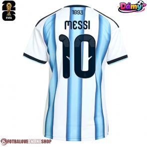 Argentina Lionel Messi #10 Domácí Dres pro Dámy MS 2026 Krátkým Rukávem