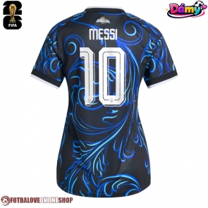 Argentina Lionel Messi #10 Venkovní Dres pro Dámy MS 2026 Krátkým Rukávem