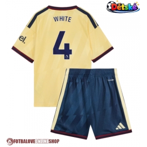 Arsenal Ben White #4 Alternativní dres komplet pro Děti 2026-27 Krátkým Rukávem (+ Krátké kalhoty)