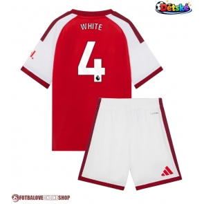 Arsenal Ben White #4 Domácí dres komplet pro Děti 2026-27 Krátkým Rukávem (+ Krátké kalhoty)