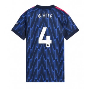 Arsenal Ben White #4 Venkovní Dres pro Dámy 2025-26 Krátkým Rukávem