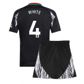 Arsenal Ben White #4 Venkovní dres komplet pro Děti 2024-25 Krátkým Rukávem (+ Krátké kalhoty)