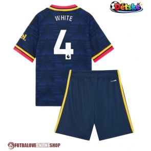Arsenal Ben White #4 Venkovní dres komplet pro Děti 2026-27 Krátkým Rukávem (+ Krátké kalhoty)