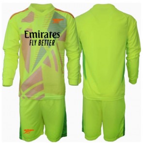 Arsenal Brankář Domácí dres komplet pro Děti 2024-25 Dlouhým Rukávem (+ Krátké kalhoty)