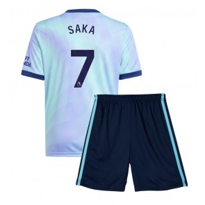Arsenal Bukayo Saka #7 Alternativní dres komplet pro Děti 2024-25 Krátkým Rukávem (+ Krátké kalhoty)