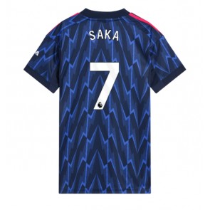 Arsenal Bukayo Saka #7 Venkovní Dres pro Dámy 2025-26 Krátkým Rukávem