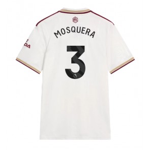 Arsenal Cristhian Mosquera #3 Alternativní Dres 2025-26 Krátkým Rukávem