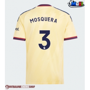 Arsenal Cristhian Mosquera #3 Alternativní Dres 2026-27 Krátkým Rukávem