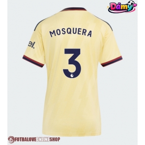 Arsenal Cristhian Mosquera #3 Alternativní Dres pro Dámy 2026-27 Krátkým Rukávem