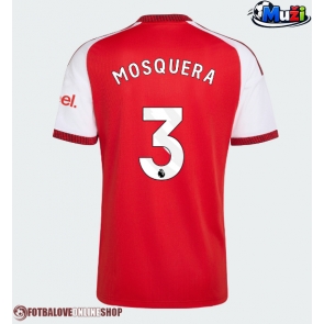 Arsenal Cristhian Mosquera #3 Domácí Dres 2026-27 Krátkým Rukávem