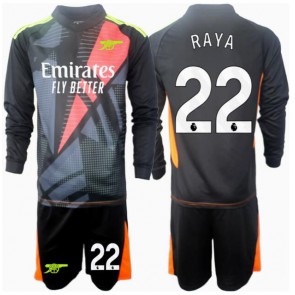 Arsenal David Raya #22 Brankář Alternativní dres komplet pro Děti 2024-25 Dlouhým Rukávem (+ Krátké kalhoty)